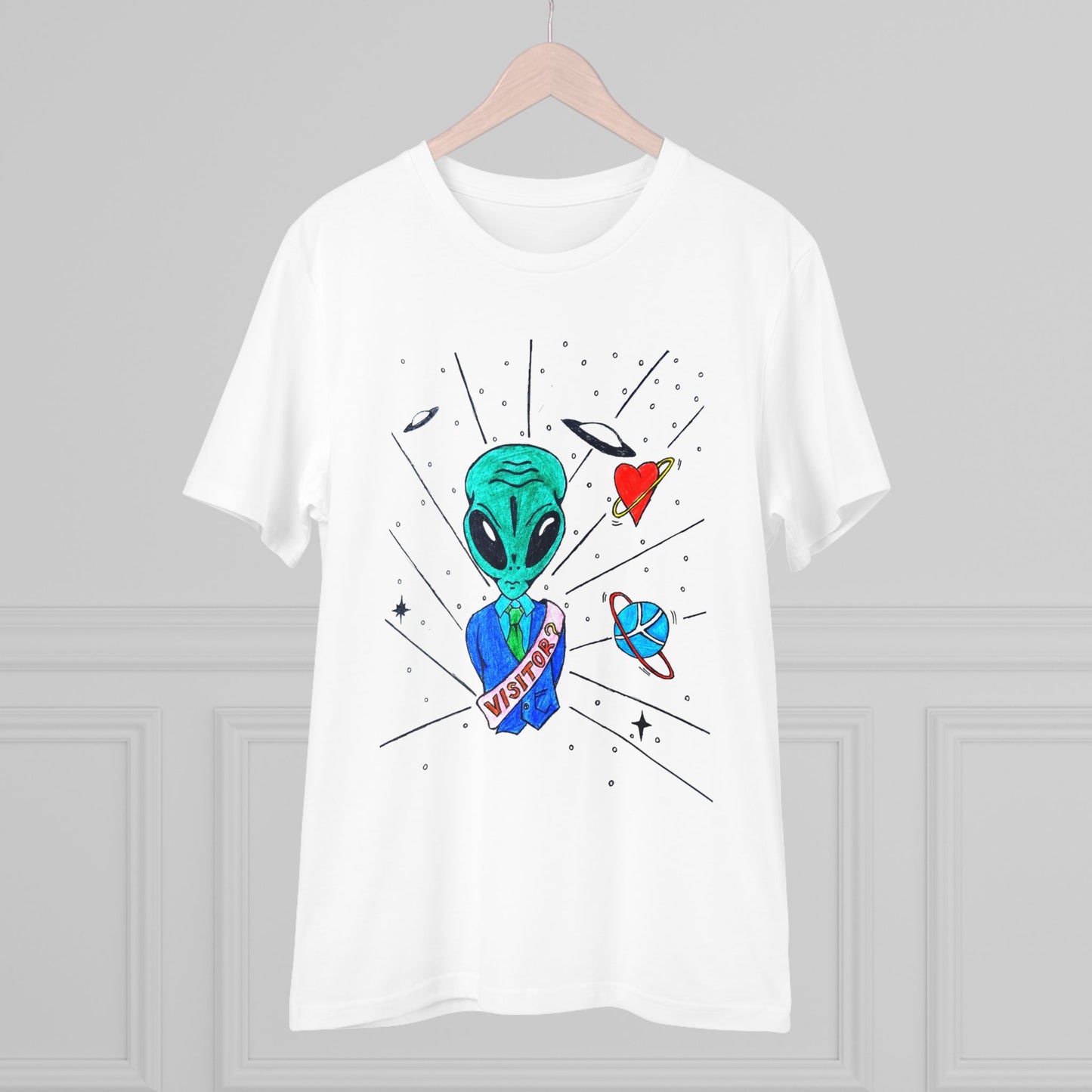 Visitor? by Fabian - Organic T-shirt - Unisex