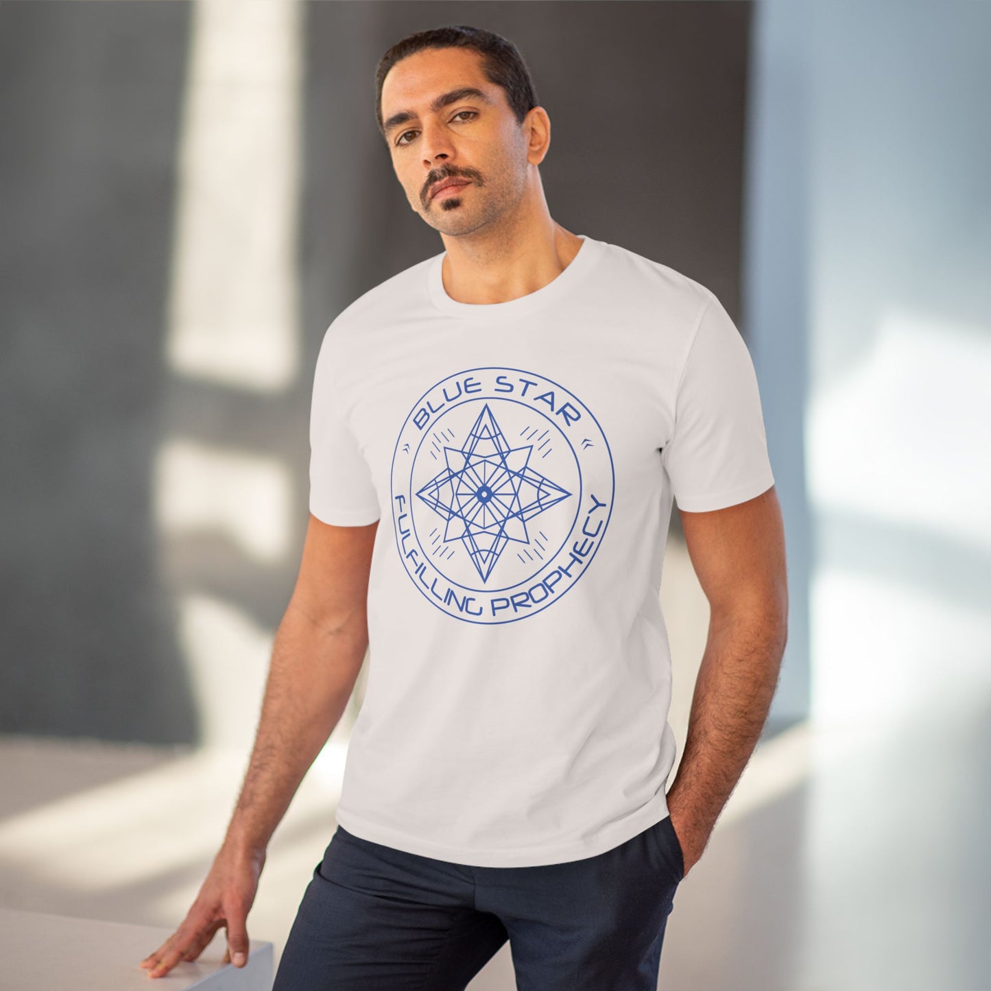 Organic Creator T-shirt - Unisex Blue Star Miriam Delicado