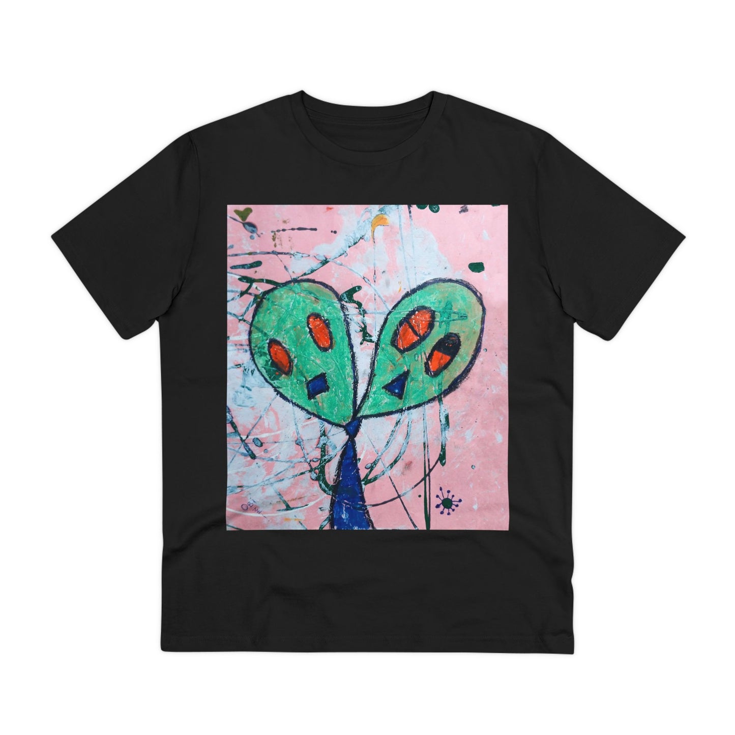 Abstract Aliens by Obi - Dark Organic T-shirt - Unisex