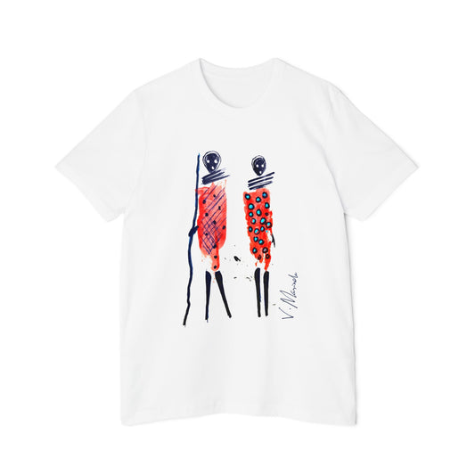 Kenyans in Red by Vinnie - Light Organic T-shirt - Unisex